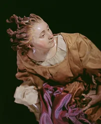 Engel, aus der Weihnachtskrippe und dem Baum